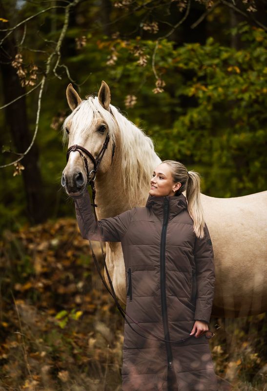 Ridekåpe Sonja i Brun 